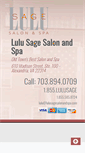 Mobile Screenshot of lulusagesalonandspa.com